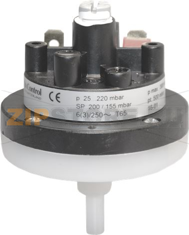 РЕЛЕ ДАВЛЕНИЯ 200mbar С 01/2005 RATIONAL 40.00.750 