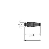 Кабель PVC Turck PSG4S-10/TEL