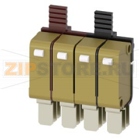 aux. switch AUX 2CO + 2CO 2x standard 400 V AC + 2x digital 24 V DC changeover contacts accessory for circuit breaker 3WL10 / 3VA27 Siemens 3VW9011-0AG03