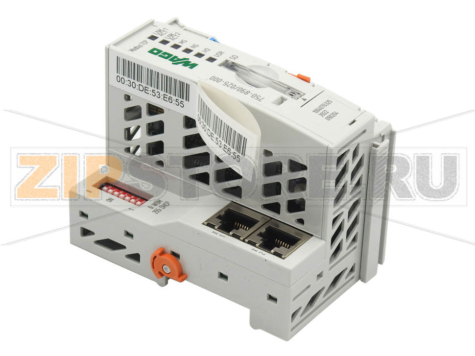 Контроллер Modbus TCP; 4-е поколение; 2 x ETHERNET, слот для карт SD; светло-серые Wago 750-890/025-000 