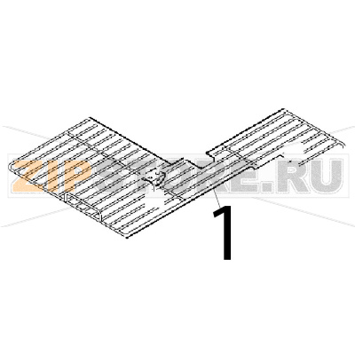 Griglia forno Angelo Po 1G1FA0G Griglia forno Angelo Po 1G1FA0GЗапчасть на деталировке под номером: 1