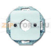 Накладка с суппортом для командно-сигнальных приборов, D=22.5 мм, альпийский белый ABB 2CKA001724A1150