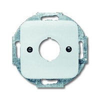 Накладка с суппортом для командно-сигнальных приборов, D=22.5 мм, альпийский белый ABB 2CKA001724A1150