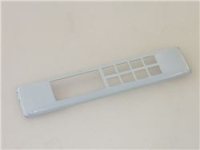 CORNICE INOX 184x37 mm PER CONTROLLORE