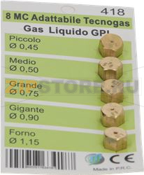 NOZZLE TECNOGAS 8MC LPG 