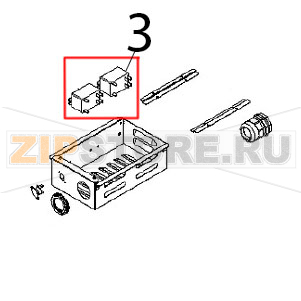 Rele 230 V, 50/60 Hz Angelo Po 190PE4 Rele 230 V, 50/60 Hz Angelo Po 190PE4Запчасть на деталировке под номером: 3