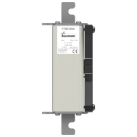 Предохранитель, 80 A, DC 750 В, 100 кА, size 1, 43x60x212 мм, gR, IEC Eaton FUSE 80A 750V 1*EK/155 GDC DC gR
