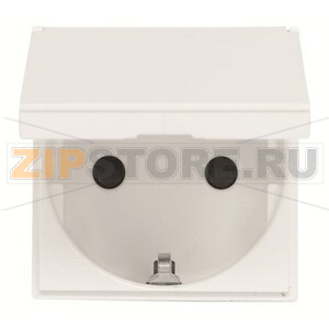 Розетка с заземлением 16 А, 250 В, альпийский белый ABB 2CLA228810N1101 