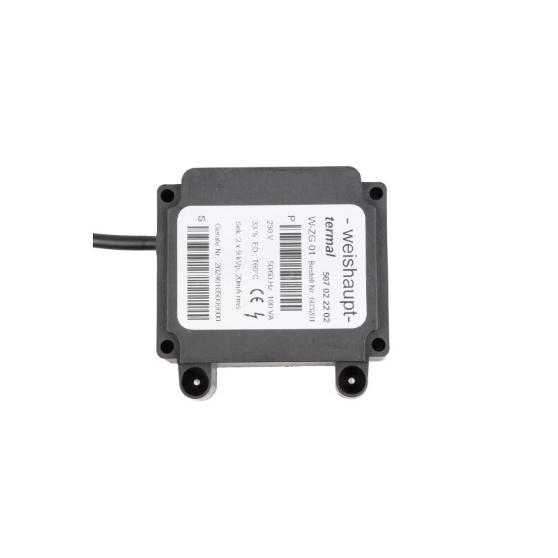 Трансформатор розжига 9 кВ, 20 мА, 220 В Weishaupt W-ZG 01 