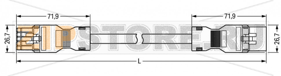 pre-assembled interconnecting cable; Eca; Socket/plug; 5-pole; Cod. B; 3 m; 1,50 mm; light green Wago 891-8995/006-305 Protected against mismating and maintenance-freeLow profile with 4.4 mm pole spacingComponents can be clearly printed on and color-coded to meet custom requirements....