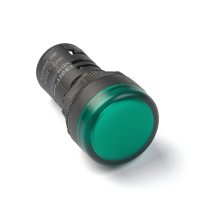 Лампа сигнальная 110 В, 22 мм, IP40, зеленая Chint ND16-22DS/4