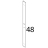 Rear support hook Piron P920RXS