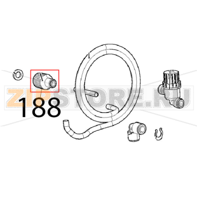 Female connection 3/4&quot;-10 JG Unox XVC 205E Female connection 3/4"-10 JG Unox XVC 205EЗапчасть на деталировке под номером: 188