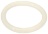 WHITE SILICONE GASKET ø 47x36x5 mm