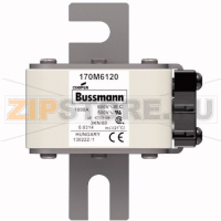 Предохранитель, 1800 A, AC 600 В, 200 кА, 3, 76x92x109 мм, aR, DIN, IEC Eaton FUSE 1800A 600V 3