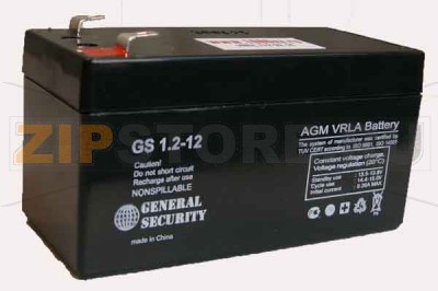 General Security 12-1,2 Аккумулятор GS 12-1,2 Характеристики: Напряжение - 12 В; Емкость - 1,2 Ач; Габариты: длинна 97мм, ширина 48 мм, высота 58 мм, вес: 0,54 кг