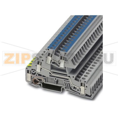 Монтажные многоярусные клеммы Phoenix Contact PIK 4-PE/L/N Винтовые зажимы, Сечение:  0,2 мм² - 4 мм², AWG: 24 - 12, Ширина: 6,2 мм, Цвет: cерый, Тип монтажа: NS 35/7,5, NS 35/15.Минимальный заказ: 50 шт.Упаковка: 50 шт.