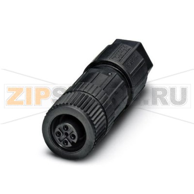 Разъем Phoenix Contact SACC-M12FS-5SC 5-полюсн., Прямая гнездовая часть разъема M12, А-кодирование, Пружинные зажимы, Материал накатанной гайки: Пластмасса, Наружный диаметр кабеля 4 мм . 8 мм.Минимальный заказ: 1 шт.Упаковка: 1 шт.