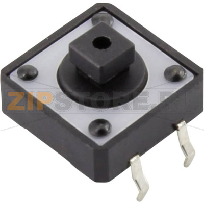 Кнопка 12 В/DC, 0.05 A, 1 x выкл/вкл, без фиксации, 1 шт TRU Components YST-1103T 