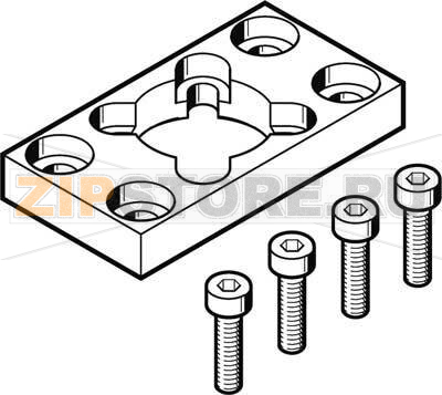 Крепление фланцевое Festo DAMF-F7-40 