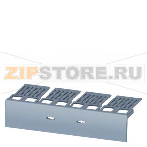 terminal cover 4-pole 1 unit accessory for: 3VA6 150/250 3VA5 250 plug-in/draw-out socket 3VA6 150/250 Siemens 3VA9271-0WD40 
