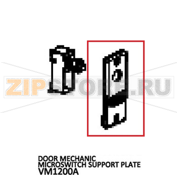 Door mechanic microswitch support plate Unox XV 593 Door mechanic microswitch support plate Unox XV 593Запчасть на деталировке под номером: 110Название запчасти на английском языке: Door mechanic microswitch support plate Unox XV 593