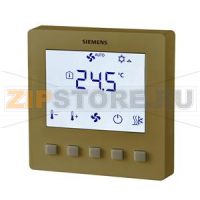 RDF510/BP.VG - Room thermostats in bulk pack of 20 units, gold Siemens RDF510/BP.VG