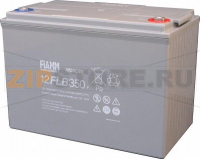 FIAMM 12 FLB 350 Аккумулятор FIAMM 12 FLB 350 для промышленных UPS Напряжение - 12 В; Емкость - 90 Ач; Габариты: длина 302 мм, ширина 174 мм, высота 219 мм, вес: 31 кг