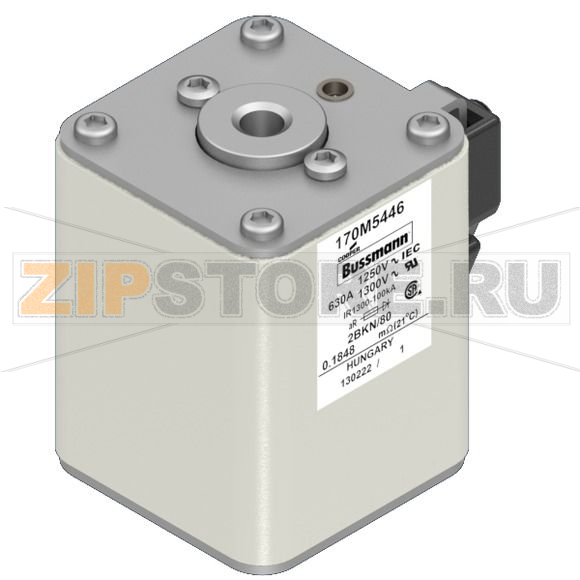 Предохранитель, 630 A, AC 1250 В, 100 кА, size 2, 61x77x81 мм, aR, IEC UL Eaton FUSE 630A 1250 