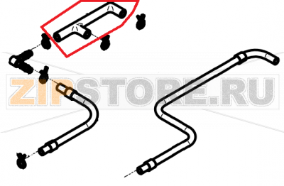 Hose connection, pump suction side P3 CONVOTHERM OES 10.10   Hose connection, pump suction side P3 CONVOTHERM OES 10.10Запчасть на сборочном чертеже под номером: 450Название запчасти на английском&nbsp;языке: Hose connection, pump suction side P3 CONVOTHERM OES 10.10