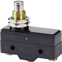 Микропереключатель 250 В/AC, 15 А, 1 x вкл/вкл, без фиксации, 1 шт TRU Components XZ-15GQ-B