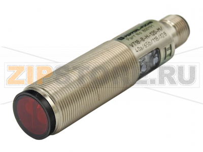 Диффузный датчик Background suppression sensor VT18-8-H-120-M/40a/65b/118/128 Pepperl+Fuchs Описание оборудованияTriangulation sensor with background suppression, M18 threaded housing design, metal housing, front optical face, 120&nbspmm detection range, red light, light/dark on, DC version, push-pull output, M12 plug