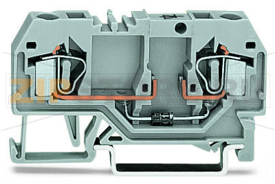 Компонентная клемма; 2-проводн.; с диодом 1N5408; анод слева; для DIN-рейки 35 x 15 и 35 x 7,5; 4 mm; CAGE CLAMP®; 4,00 mm; серые Wago 281-915/281-400 Примечание:Terminating Aluminum ConductorsWAGO spring clamp terminal blocks are suitable for solid aluminum conductors up to 4 mm?/12 AWG if WAGO “Alu-Plus” Contact Paste is used for termination.“Alu-Plus” Contact Paste Advantages:Automatically destroys the oxide film during clamping.Prevents fresh oxidation at the clamping point.Prevents electrolytic corrosion between aluminum and copper conductors (in the same terminal block).Provides long-term protection against corrosion....