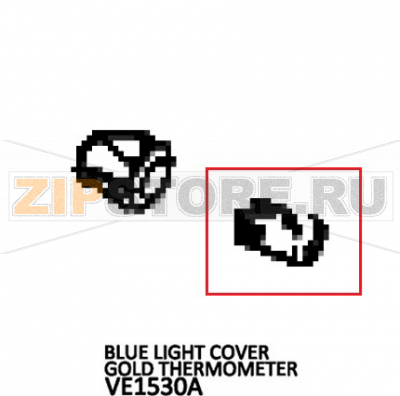 Blue light cover gold thermometer Unox XV 893  Blue light cover gold thermometer Unox XV 893Запчасть на деталировке под номером: 117Название запчасти на английском языке: Blue light cover gold thermometer Unox XV 893