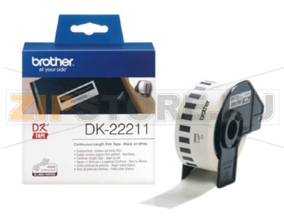 Самоклеящаяся непрерывная пленочная лента Brother белая (шир. 29 мм) 