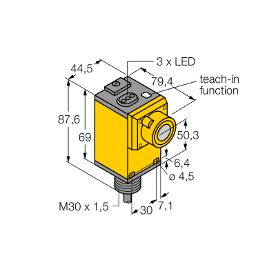 Датчик ультразвуковой Turck Q45ULIU64BCR 