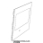 757X555X4 External glass Unox XBC 405E