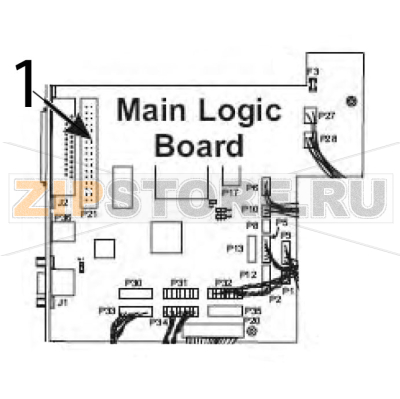 Kit main logic board 4MB Zebra 90XiIII Plus Kit main logic board 4MB Zebra 90XiIII PlusЗапчасть на деталировке под номером: 1