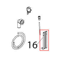 Staffa zincata sostegno muffola Unox XBC 404