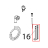 Staffa zincata sostegno muffola Unox XBC 404