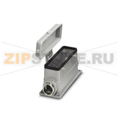 Приборный корпус Phoenix Contact HC-B 24-SFQD-67/M1PG21 крепление производится двумя защелками, высота 67 мм, с резьбовым соединением, 1x Pg21, с защитной крышкой.Минимальный заказ: 10 шт.Упаковка: 10 шт.