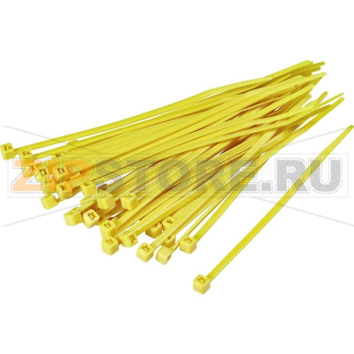 Стяжки кабельные 300 мм, желтые, 100 шт TRU Components TC-CV300S203 