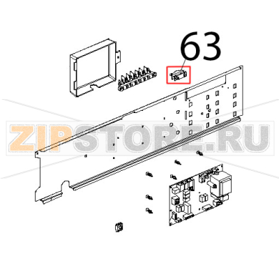 Pressacavo FV 268 RO Unox XBC 404 Pressacavo FV 268 RO Unox XBC 404Запчасть на деталировке под номером: 63