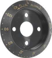 RING NUT BLACK KNOB ø 58 mm 0-120&#039;