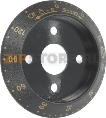 RING NUT BLACK KNOB ø 58 mm 0-120&amp;#039; 