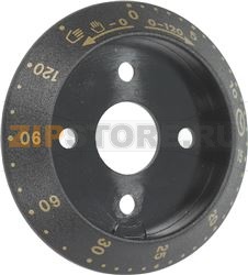 RING NUT BLACK KNOB ø 58 mm 0-120&#039; 