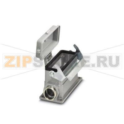 Приборный корпус с одной защелкой Phoenix Contact HC-HV 6-SMLD-67/M1PG21 высота 67 мм, с резьбовым соединением, 1x Pg21, с защитной крышкой.Минимальный заказ: 5 шт.Упаковка: 5 шт.
