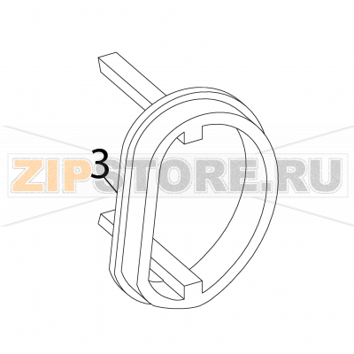 Spring Intermec PX4i Spring Intermec PX4iЗапчасть на деталировке под номером: 3Название запчасти на английском языке: Spring Intermec PX4i.