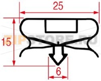 SNAP-IN GASKET 755x420 mm