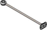 10 pcs Wall Bracket in chrome-plated